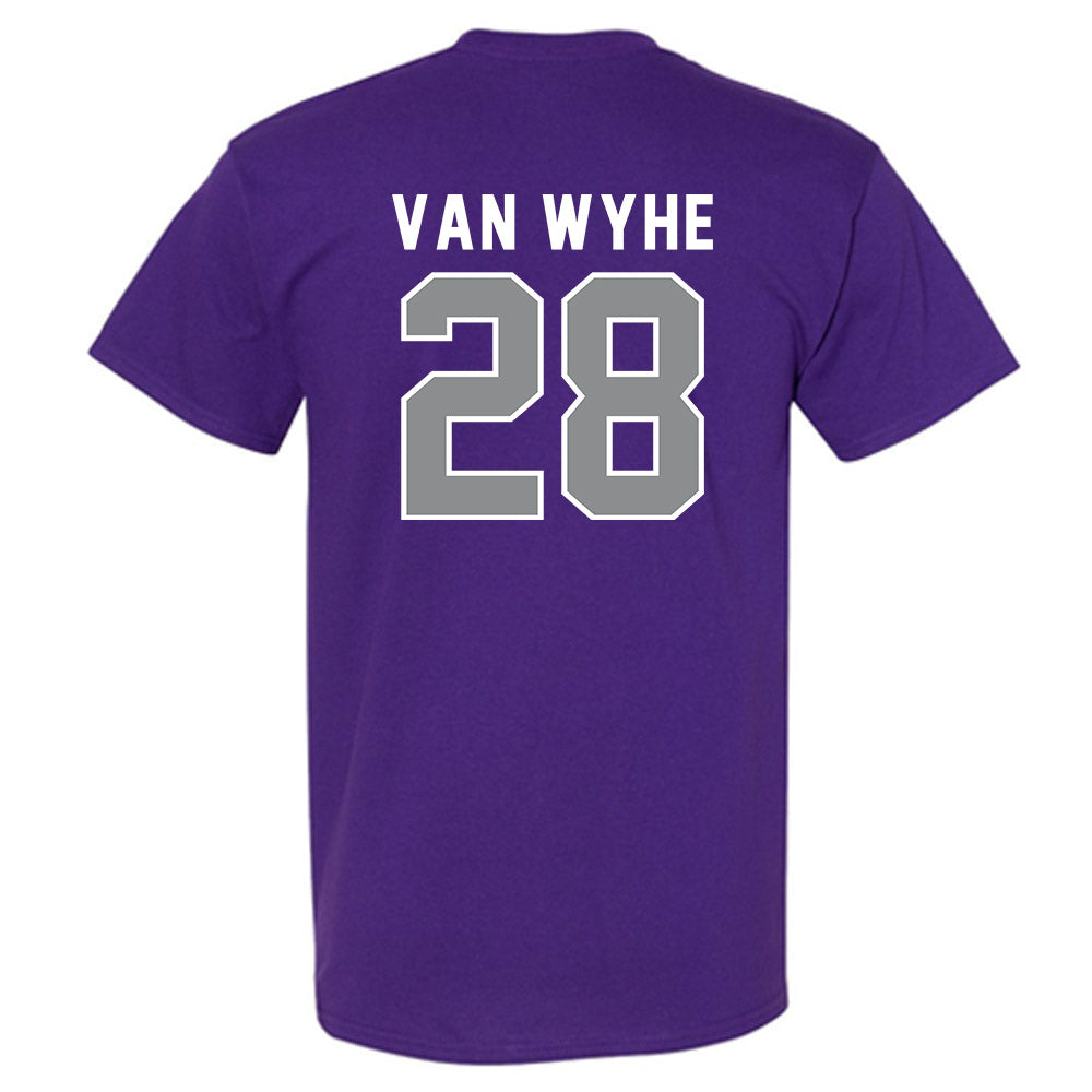 Kansas State - NCAA Football : Rex Van Wyhe - Wildcat hand sign T-Shirt-1