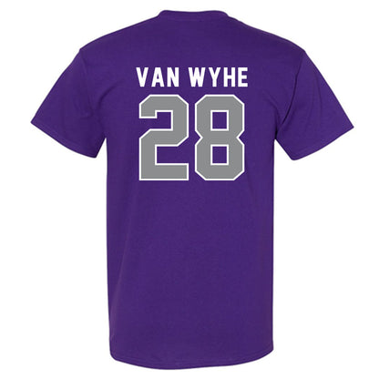 Kansas State - NCAA Football : Rex Van Wyhe - Wildcat hand sign T-Shirt-1