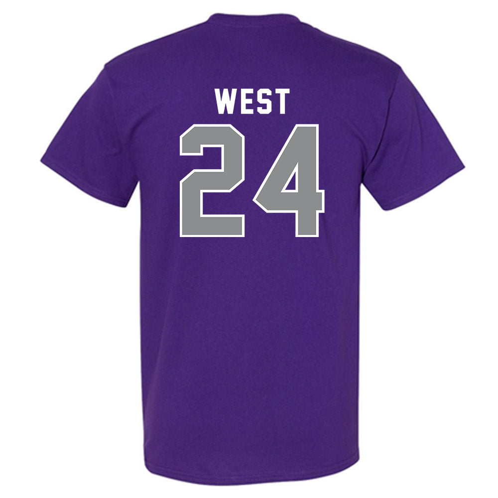 Kansas State - NCAA Football : Tanner West - Wildcat hand sign T-Shirt-1