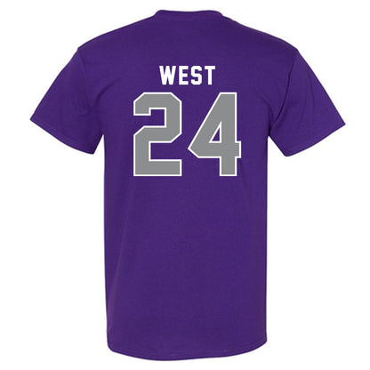 Kansas State - NCAA Football : Tanner West - Wildcat hand sign T-Shirt-1