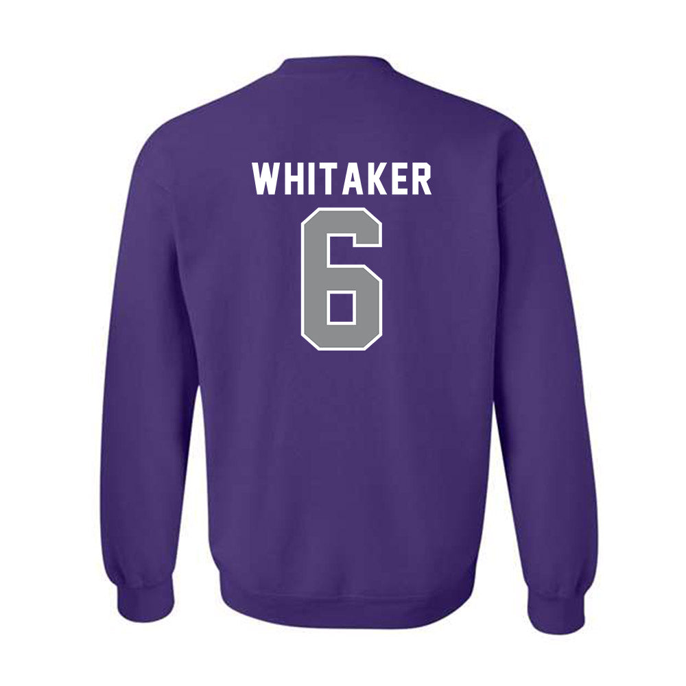 Kansas State - NCAA Football : Darien Whitaker - Wildcat hand sign Crewneck Sweatshirt-1