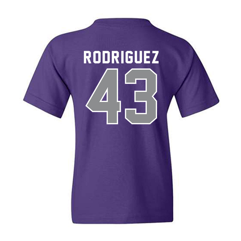 Kansas State - NCAA Football : Luis Rodriguez - Wildcat hand sign Youth T-Shirt-1