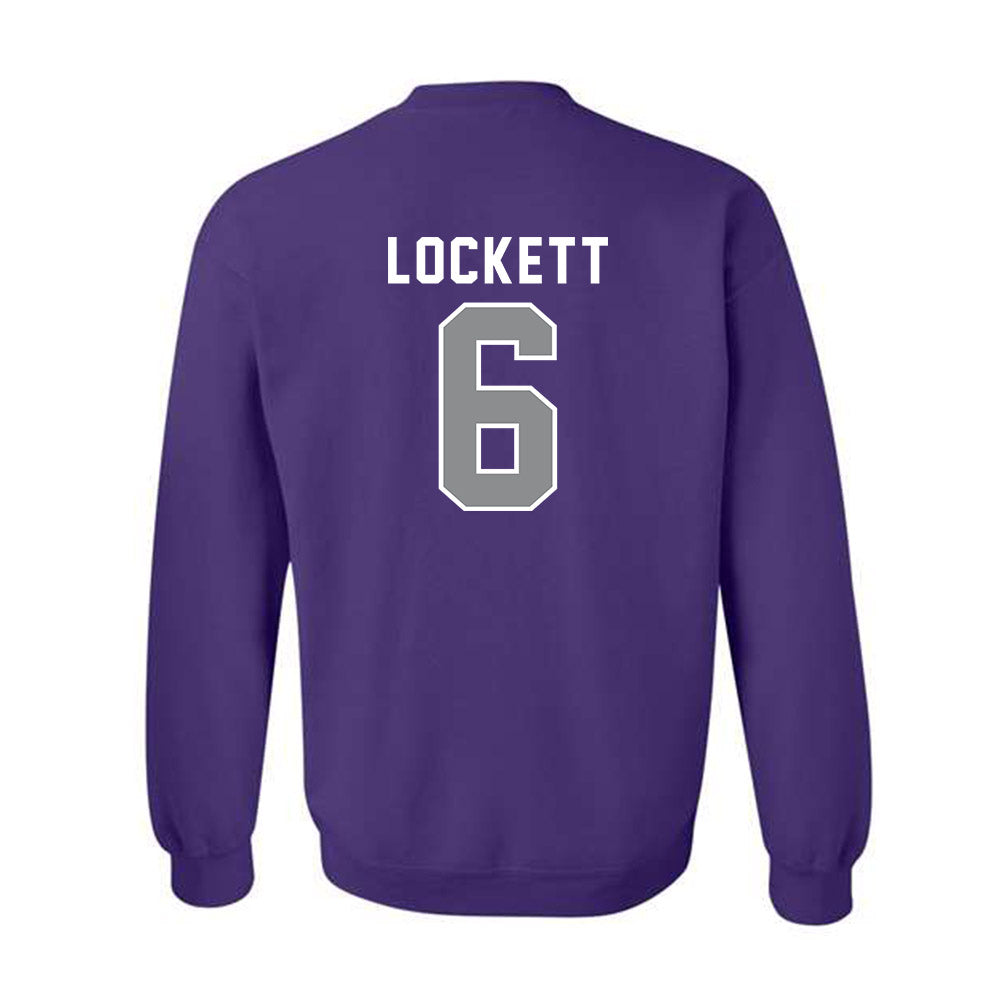 Kansas State - NCAA Football : Sterling Lockett - Wildcat hand sign Crewneck Sweatshirt-1