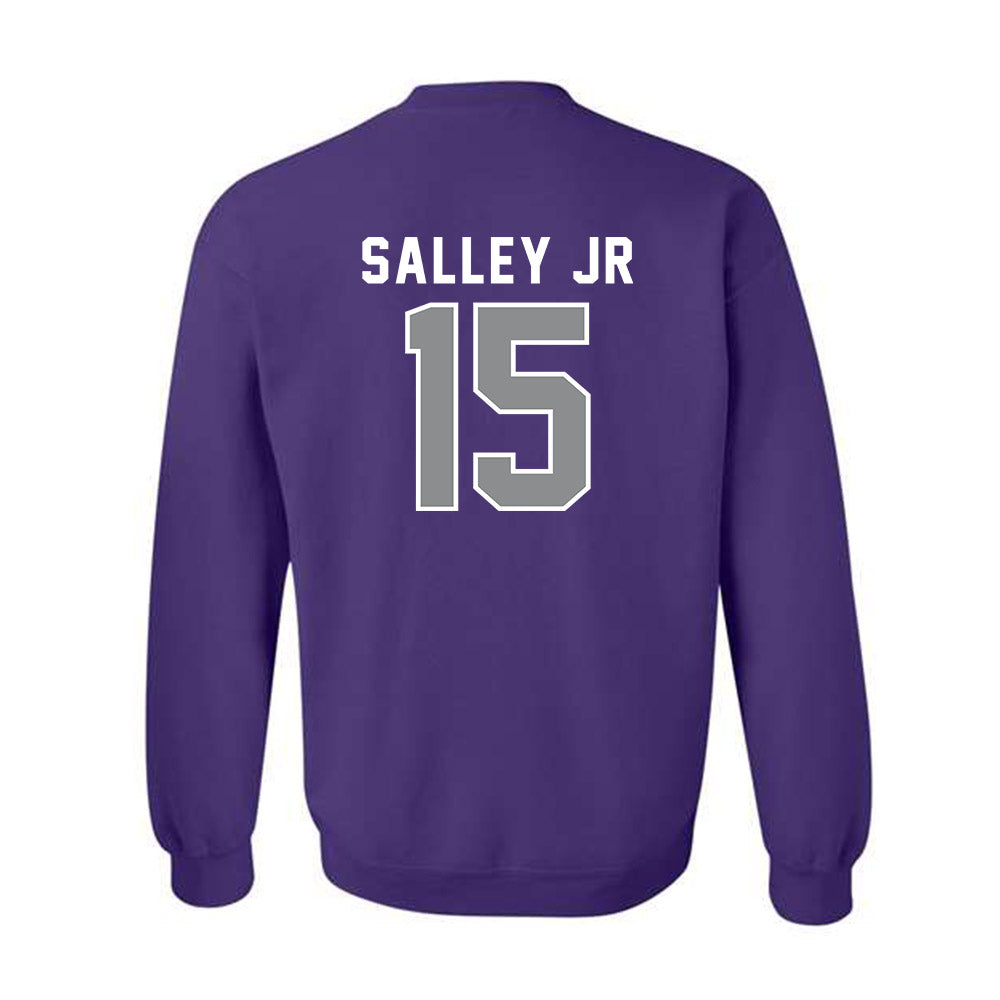 Kansas State - NCAA Football : Derrick Salley jr - Wildcat hand sign Crewneck Sweatshirt-1