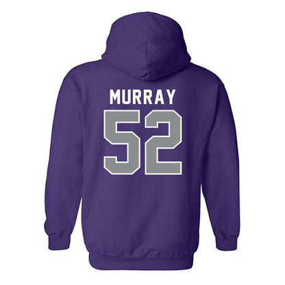 Kansas State - NCAA Baseball : Chandler Murray - Wildcat hand sign Hooded Sweatshirt-1