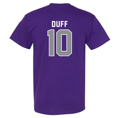 Kansas State - NCAA Football : Dillon Duff - Wildcat hand sign T-Shirt-1