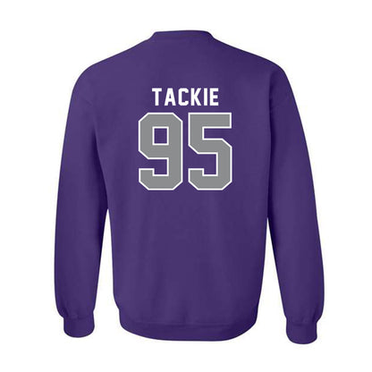 Kansas State - NCAA Football : Patrick Tackie - Wildcat hand sign Crewneck Sweatshirt-1