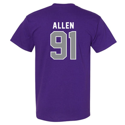 Kansas State - NCAA Football : Jordan Allen - Wildcat hand sign T-Shirt-1