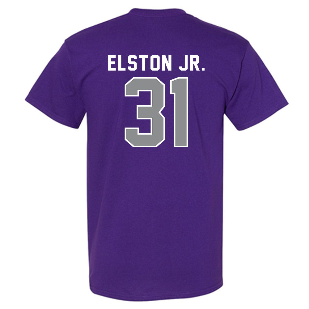 Kansas State - NCAA Football : Monterrio Elston Jr. - Wildcat hand sign T-Shirt-1