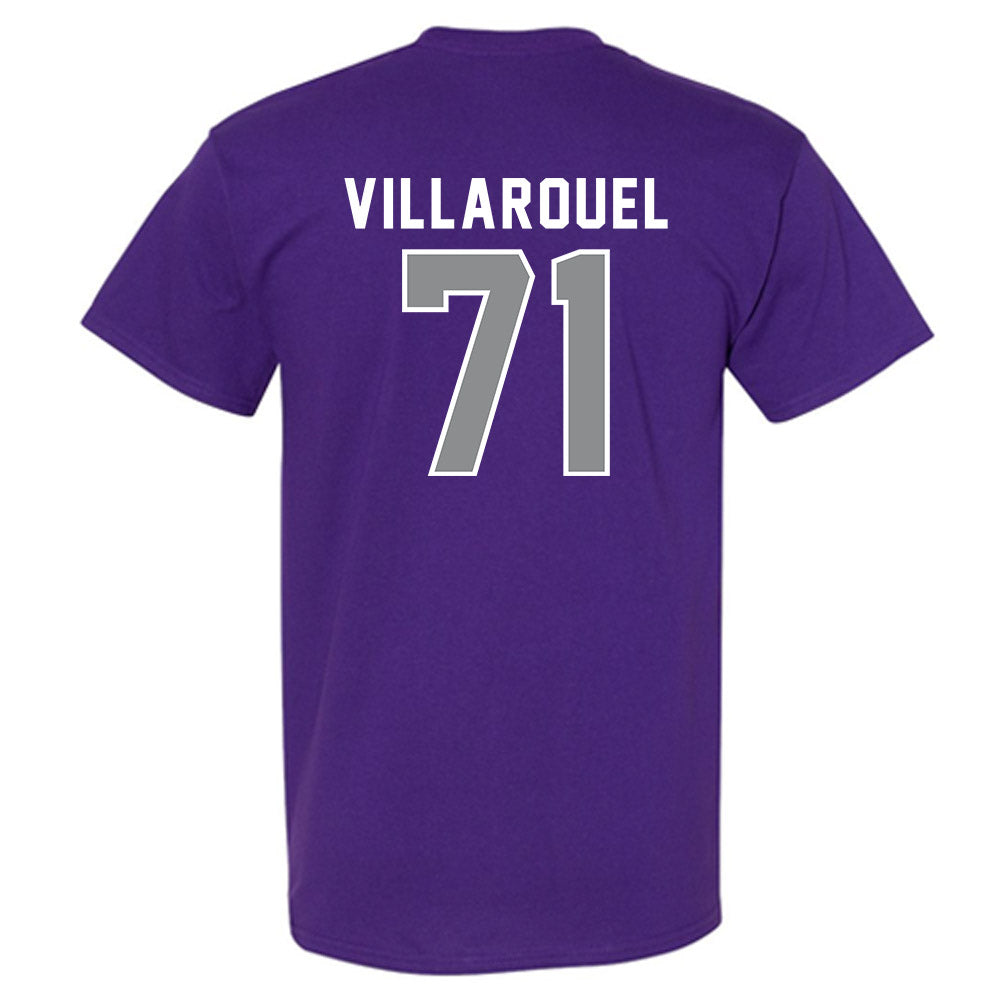 Kansas State - NCAA Football : Dylan Villarouel - Wildcat hand sign T-Shirt-1