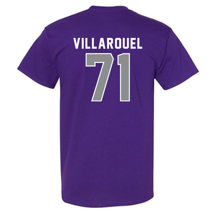 Kansas State - NCAA Football : Dylan Villarouel - Wildcat hand sign T-Shirt-1