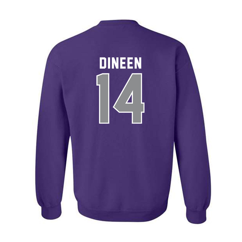 Kansas State - NCAA Football : Jet Dineen - Wildcat hand sign Crewneck Sweatshirt-1