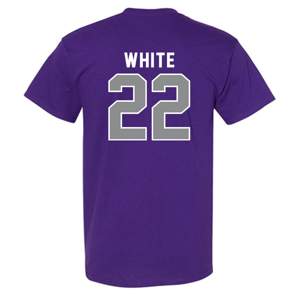 Kansas State - NCAA Women's Basketball : Ramiya White - Wildcat hand sign T-Shirt-1