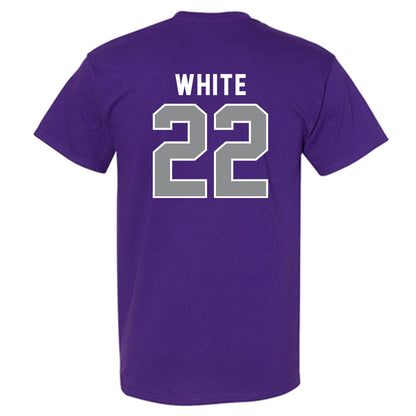 Kansas State - NCAA Women's Basketball : Ramiya White - Wildcat hand sign T-Shirt-1