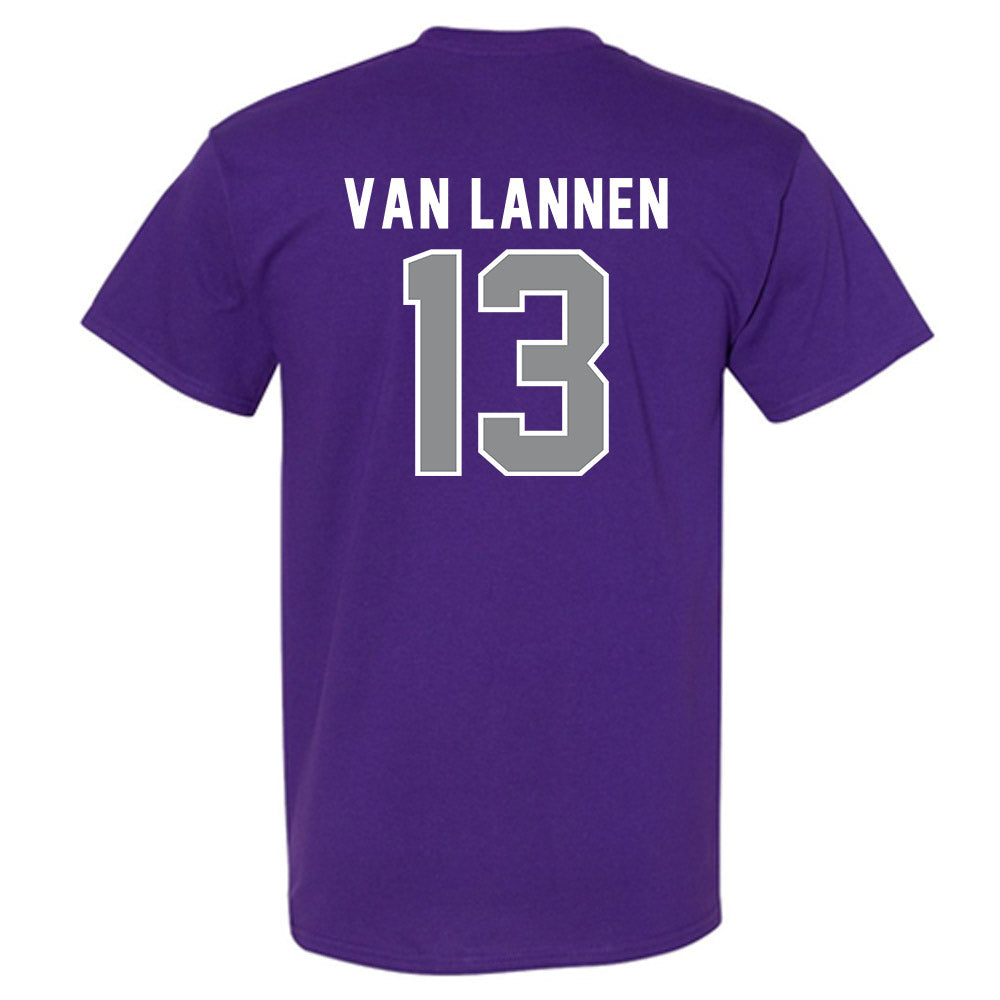 Kansas State - NCAA Women's Volleyball : Emerson Van Lannen - Wildcat hand sign T-Shirt-1