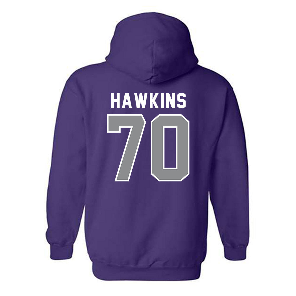 Kansas State - NCAA Football : Gus Hawkins - Wildcat hand sign Hooded Sweatshirt-1