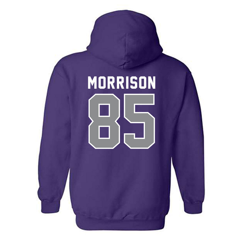 Kansas State - NCAA Football : Nash Morrison - Wildcat hand sign Hooded Sweatshirt-1