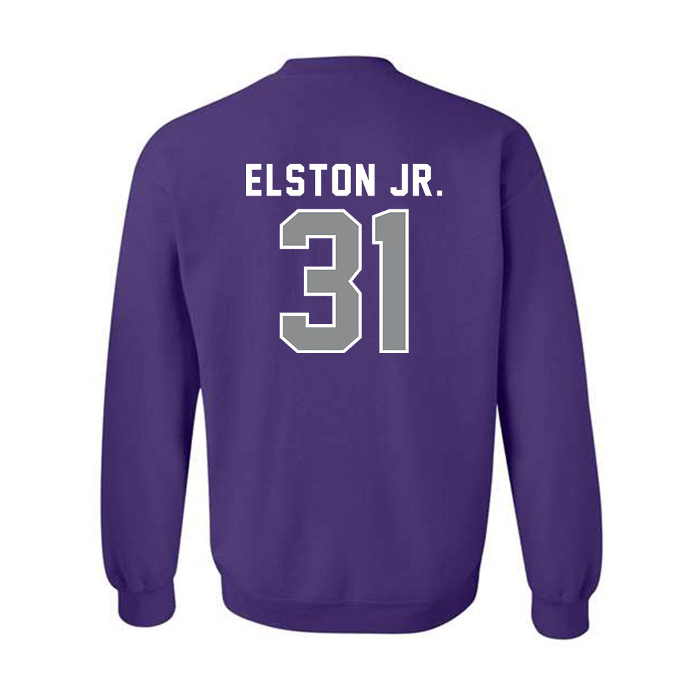 Kansas State - NCAA Football : Monterrio Elston Jr. - Wildcat hand sign Crewneck Sweatshirt-1