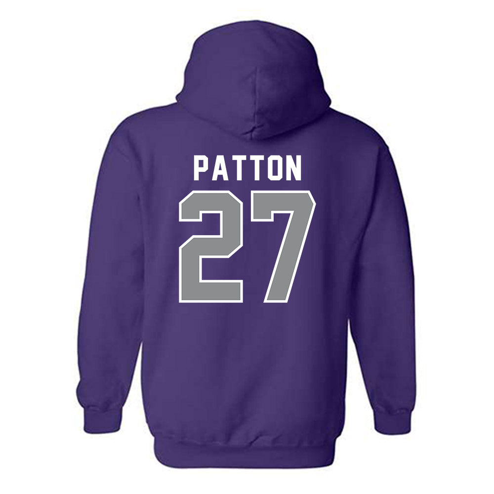 Kansas State - NCAA Football : Cub Patton - Wildcat hand sign Hooded Sweatshirt-1