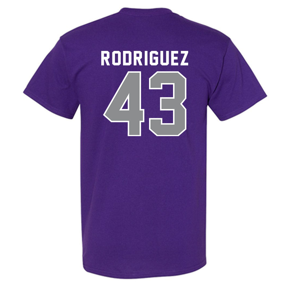 Kansas State - NCAA Football : Luis Rodriguez - Wildcat hand sign T-Shirt-1