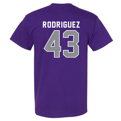 Kansas State - NCAA Football : Luis Rodriguez - Wildcat hand sign T-Shirt-1