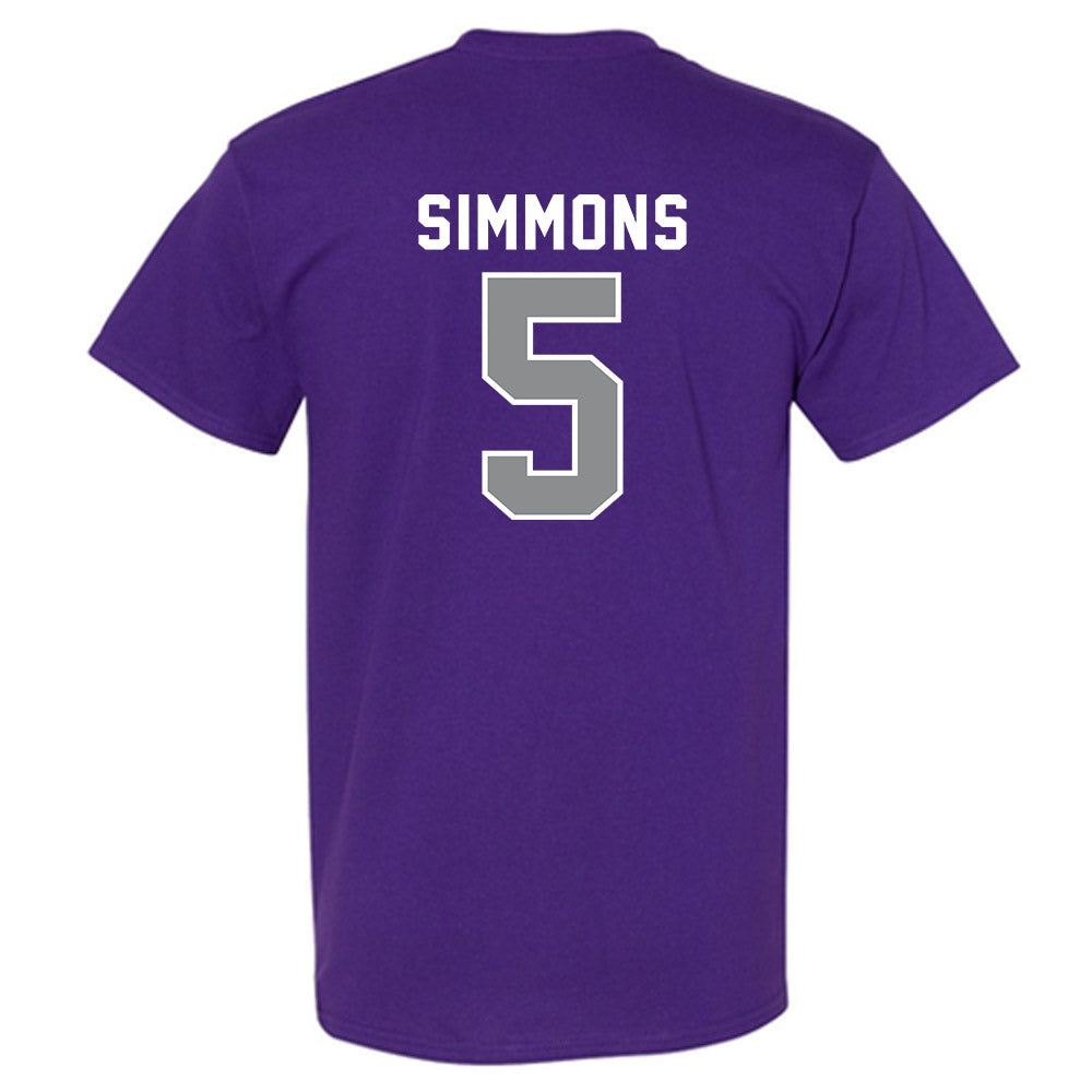 Kansas State - NCAA Women's Soccer : Sophie Simmons - Wildcat hand sign T-Shirt-1