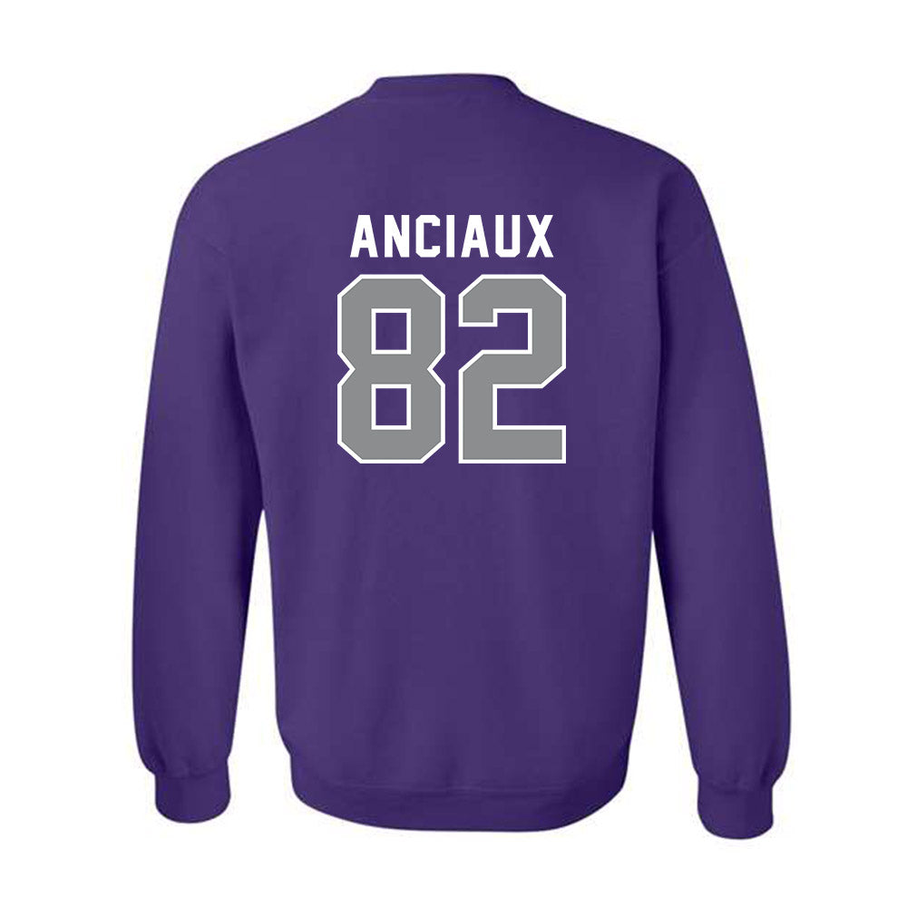 Kansas State - NCAA Football : Will Anciaux - Wildcat hand sign Crewneck Sweatshirt-1