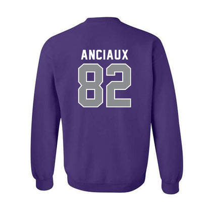 Kansas State - NCAA Football : Will Anciaux - Wildcat hand sign Crewneck Sweatshirt-1