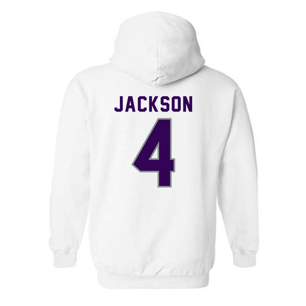 Kansas State - NCAA Football : Joe Jackson - Wildcat hand sign Hooded Sweatshirt-1