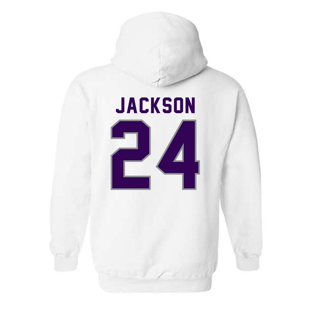 Kansas State - NCAA Football : Martel Jackson - Wildcat hand sign Hooded Sweatshirt-1