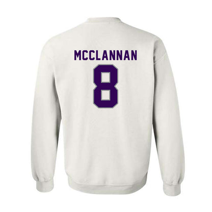 Kansas State - NCAA Football : Simon McClannan - Wildcat hand sign Crewneck Sweatshirt-1