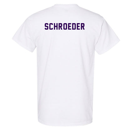 Kansas State - NCAA Women's Track & Field : Jaycee Schroeder - Wildcat hand sign T-Shirt-1