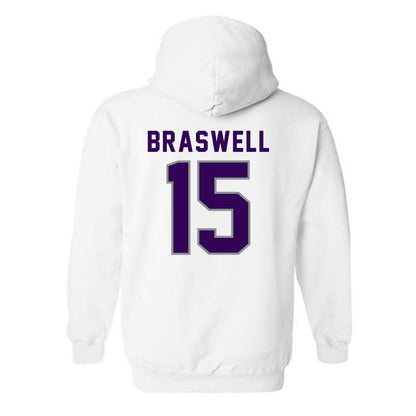 Kansas State - NCAA Women's Soccer : McKinnan Braswell - Wildcat hand sign Hooded Sweatshirt-1
