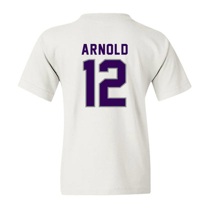 Kansas State - NCAA Baseball : Aaron Arnold - Wildcat hand sign Youth T-Shirt-1