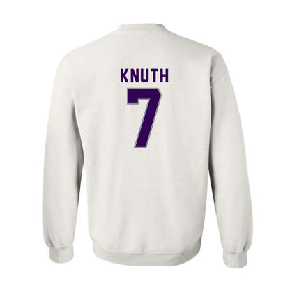Kansas State - NCAA Football : Jacob Knuth - Wildcat hand sign Crewneck Sweatshirt-1