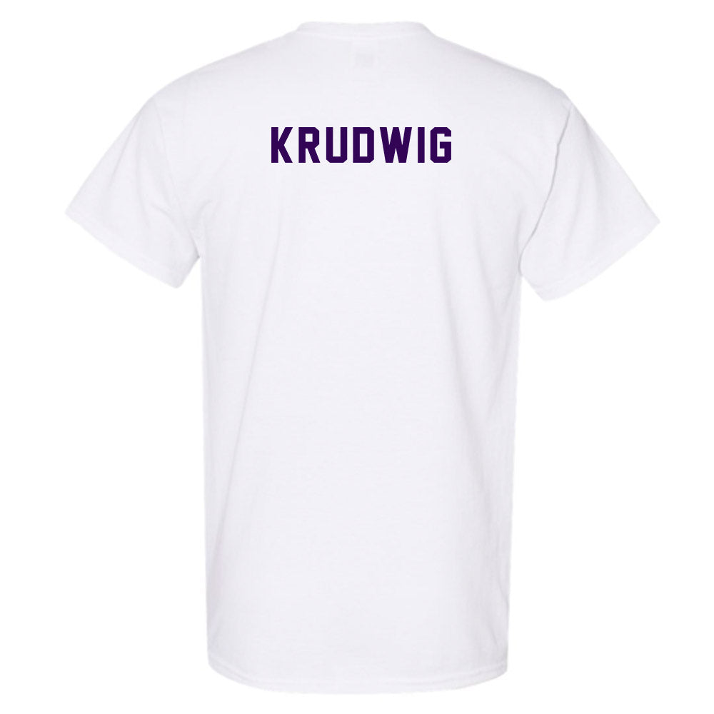 Kansas State - NCAA Men's Track & Field : Vance Krudwig - Wildcat hand sign T-Shirt-1