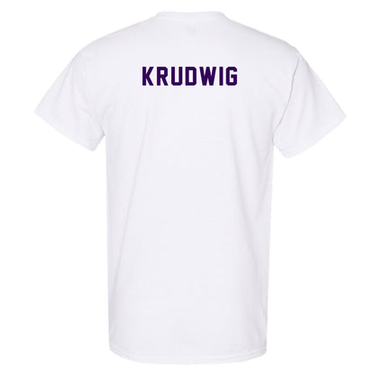 Kansas State - NCAA Men's Track & Field : Vance Krudwig - Wildcat hand sign T-Shirt-1