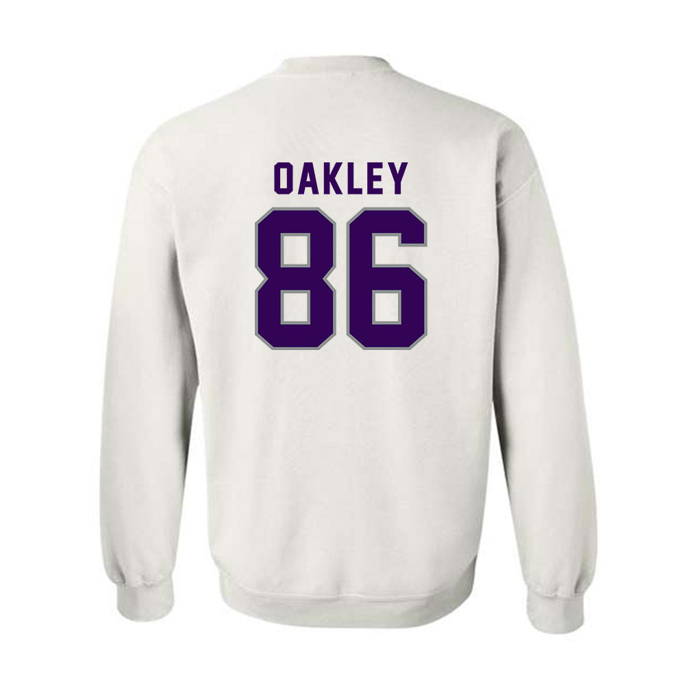 Kansas State - NCAA Football : Garrett Oakley - Wildcat hand sign Crewneck Sweatshirt-1