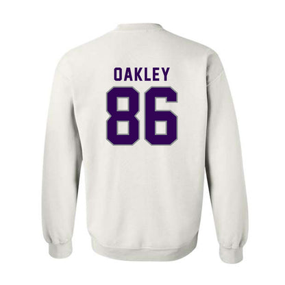 Kansas State - NCAA Football : Garrett Oakley - Wildcat hand sign Crewneck Sweatshirt-1