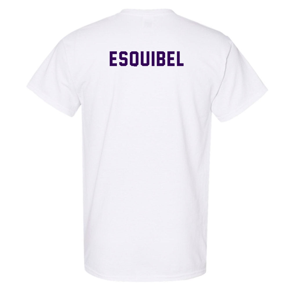 Kansas State - NCAA Men's Track & Field : Jackson Esquibel - Wildcat hand sign T-Shirt-1