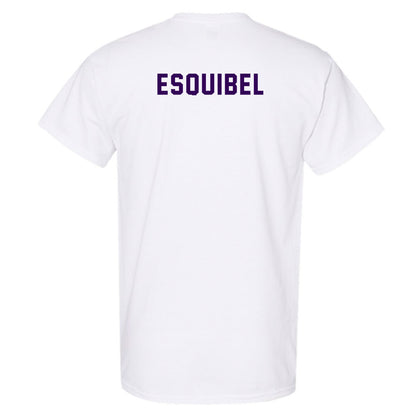 Kansas State - NCAA Men's Track & Field : Jackson Esquibel - Wildcat hand sign T-Shirt-1