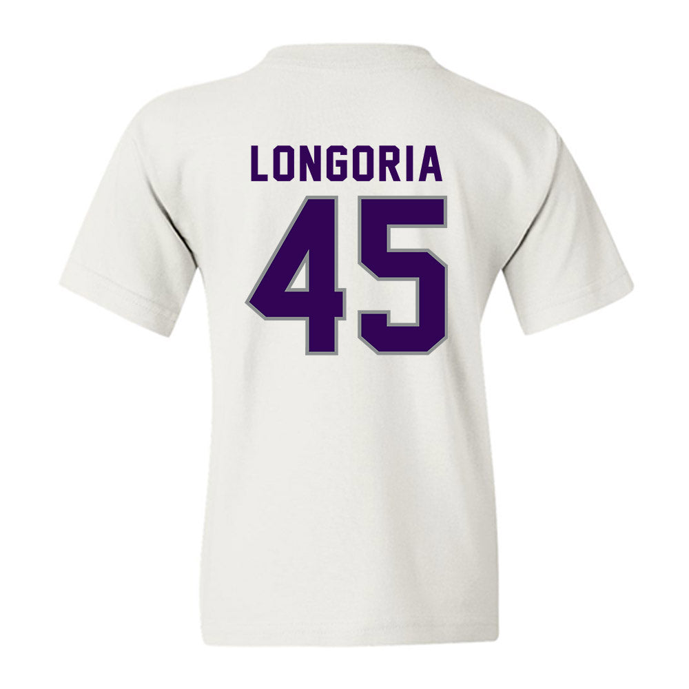 Kansas State - NCAA Baseball : Adan Longoria - Wildcat hand sign Youth T-Shirt-1