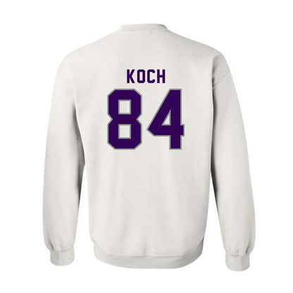 Kansas State - NCAA Football : Isaac Koch - Wildcat hand sign Crewneck Sweatshirt-1