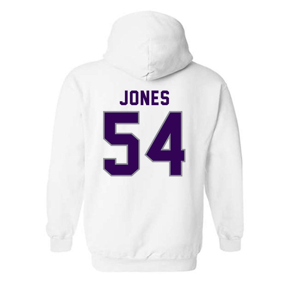 Kansas State - NCAA Football : Keiton Jones - Wildcat hand sign Hooded Sweatshirt-1