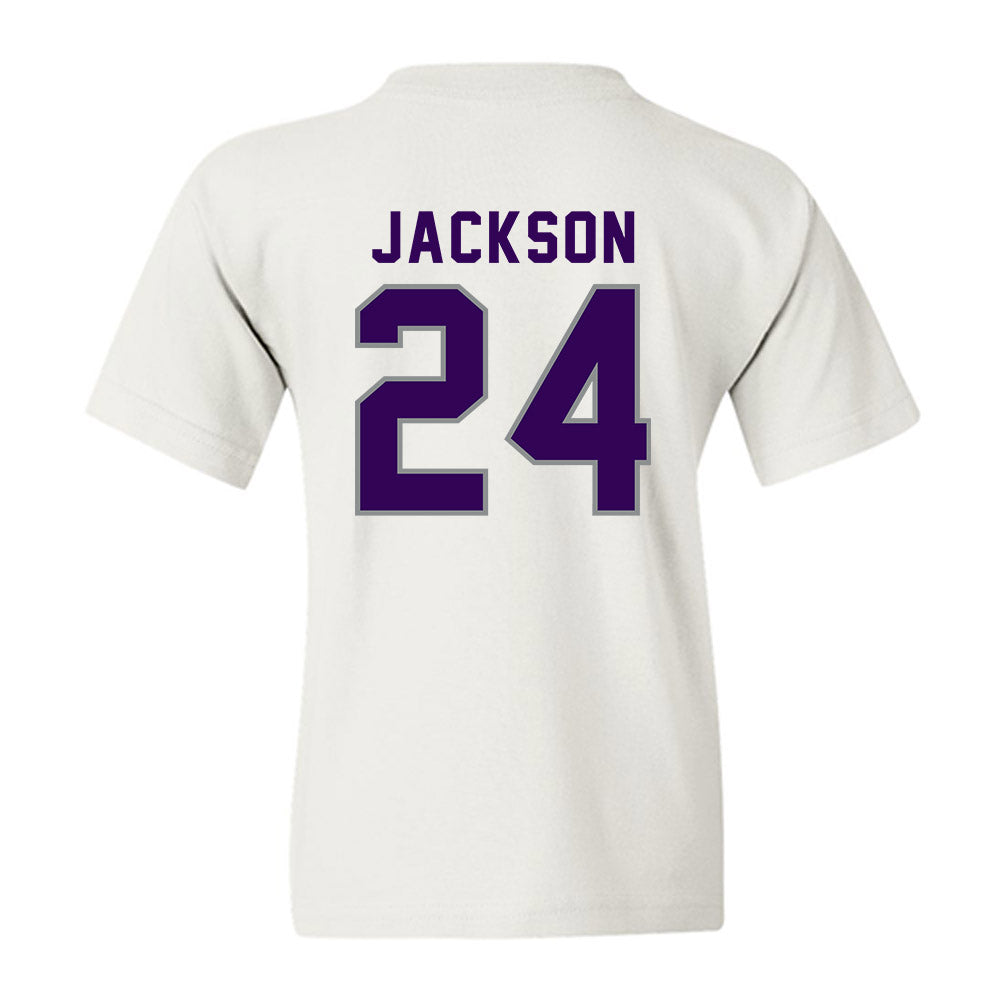 Kansas State - NCAA Football : Martel Jackson - Wildcat hand sign Youth T-Shirt-1