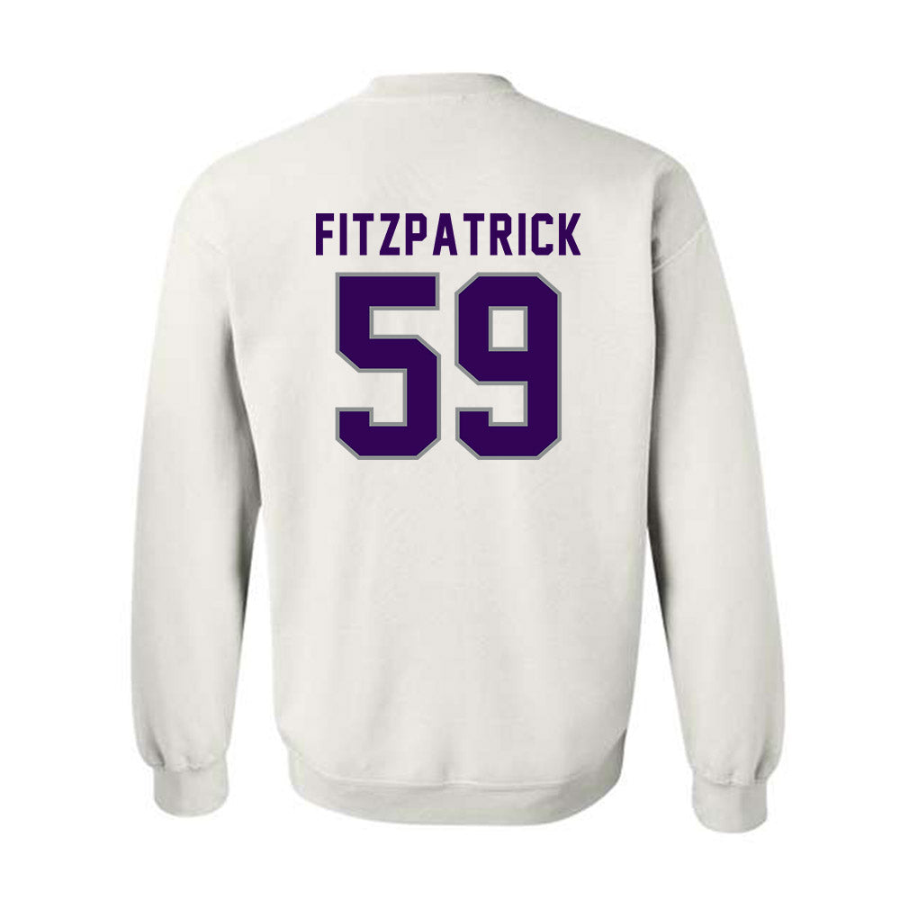 Kansas State - NCAA Football : George Fitzpatrick - Wildcat hand sign Crewneck Sweatshirt-1