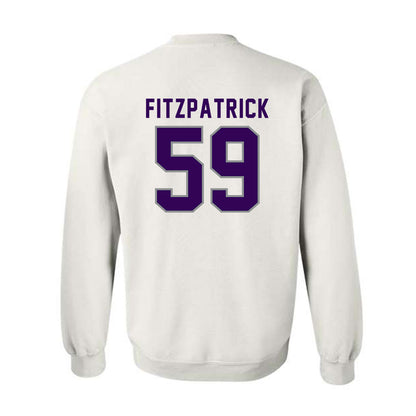Kansas State - NCAA Football : George Fitzpatrick - Wildcat hand sign Crewneck Sweatshirt-1