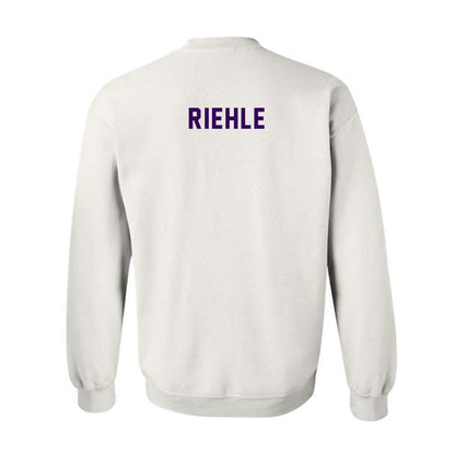 Kansas State - NCAA Women's Track & Field : Desirae Riehle - Wildcat hand sign Crewneck Sweatshirt-1