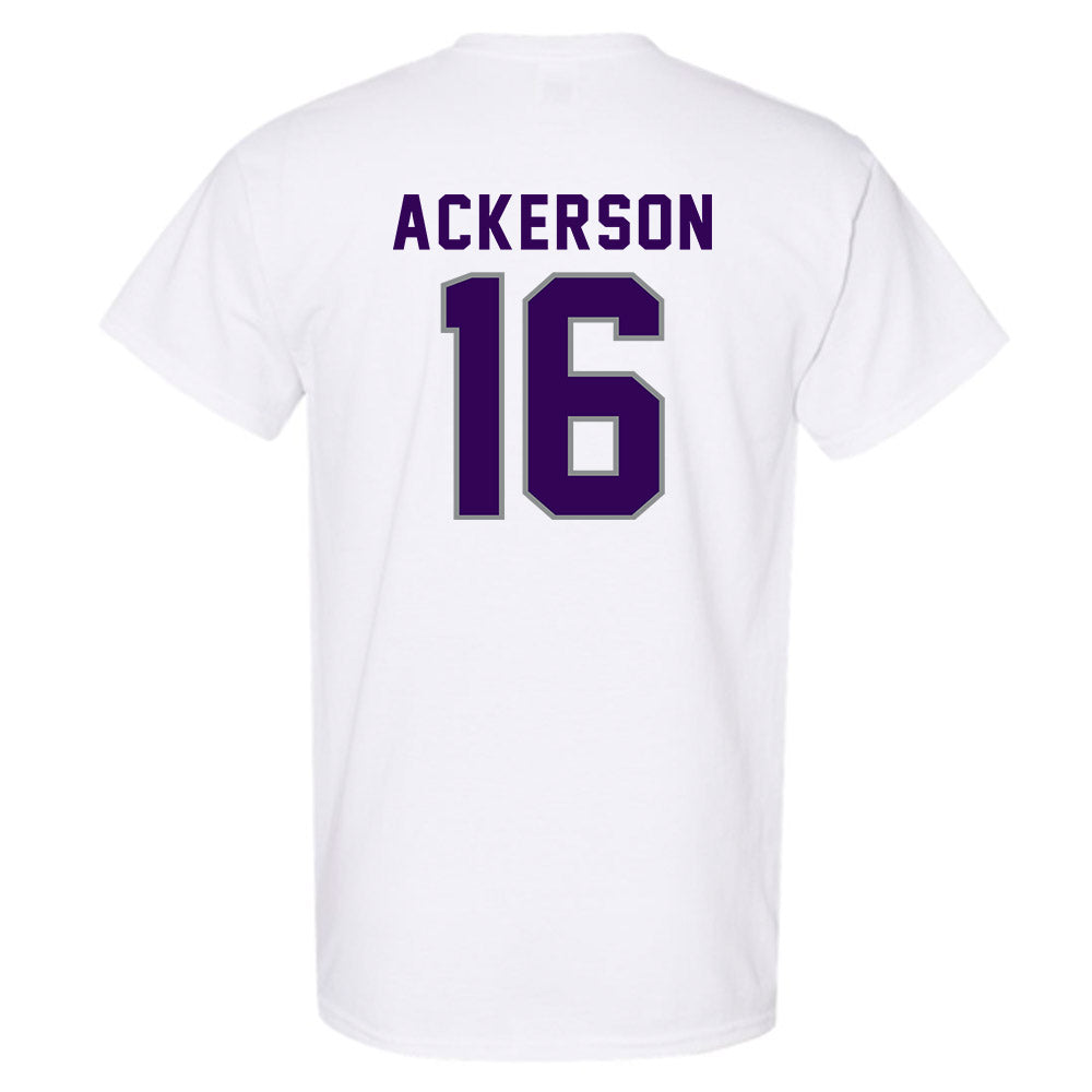 Kansas State - NCAA Football : Dj Ackerson - Wildcat hand sign T-Shirt-1