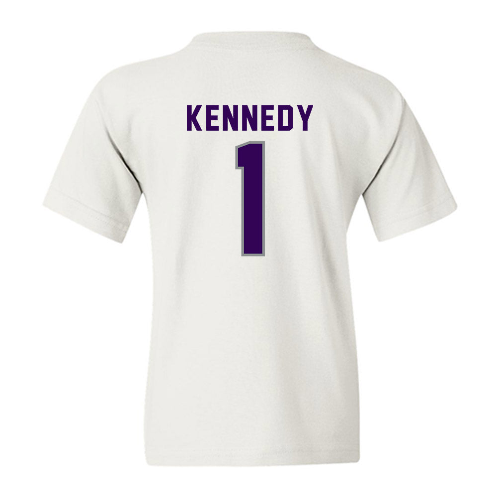 Kansas State - NCAA Baseball : Dee Kennedy - Wildcat hand sign Youth T-Shirt-1